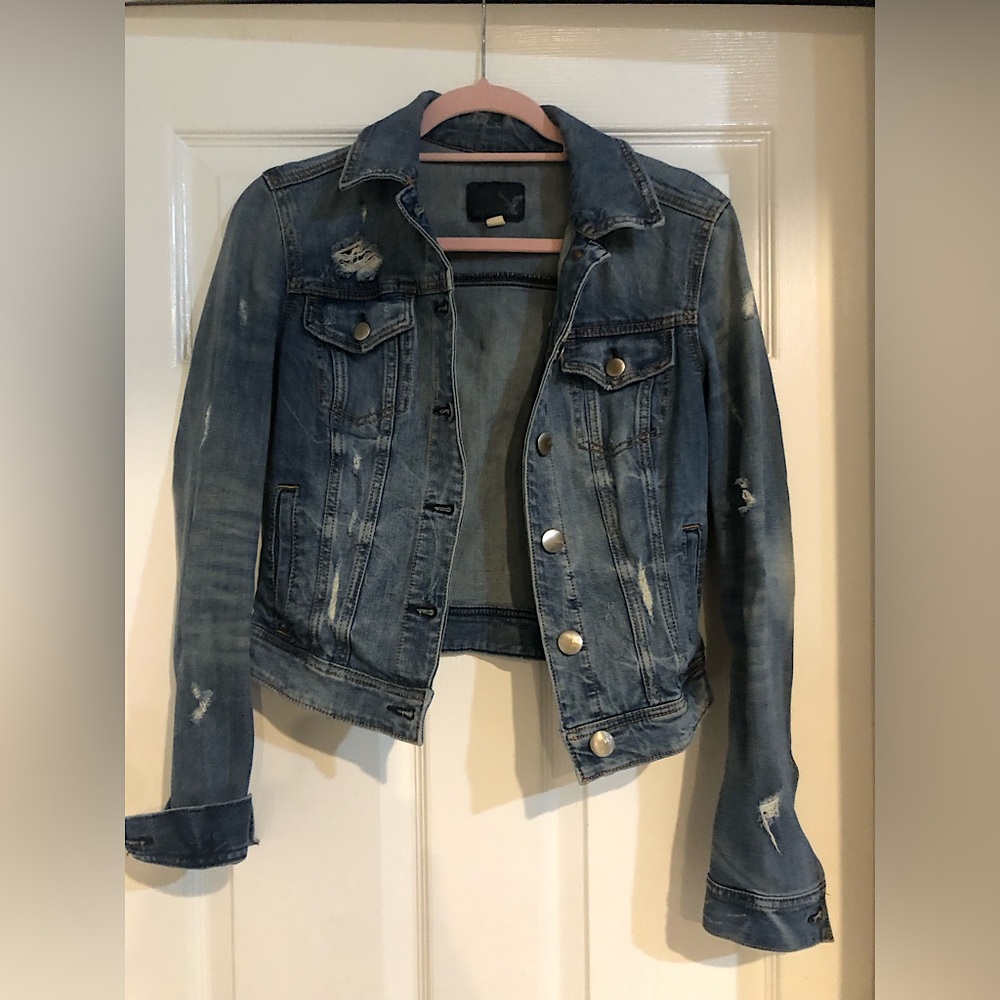 American eagle denim jacket, size small